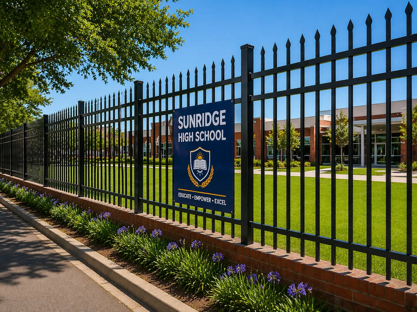 School Security, the first line of defense, Perimeter fence