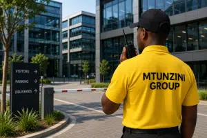Security guard accountability Cape Town, security guard on patrol duties.