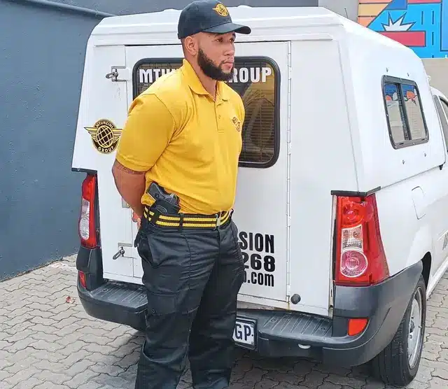 Security supervisor conducting site inspection and patrol verification